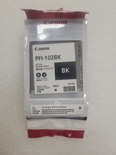 GENUINE Canon PFI-102 BLACK for imagePROGRAF - expired 2022-FREE SHIPPING