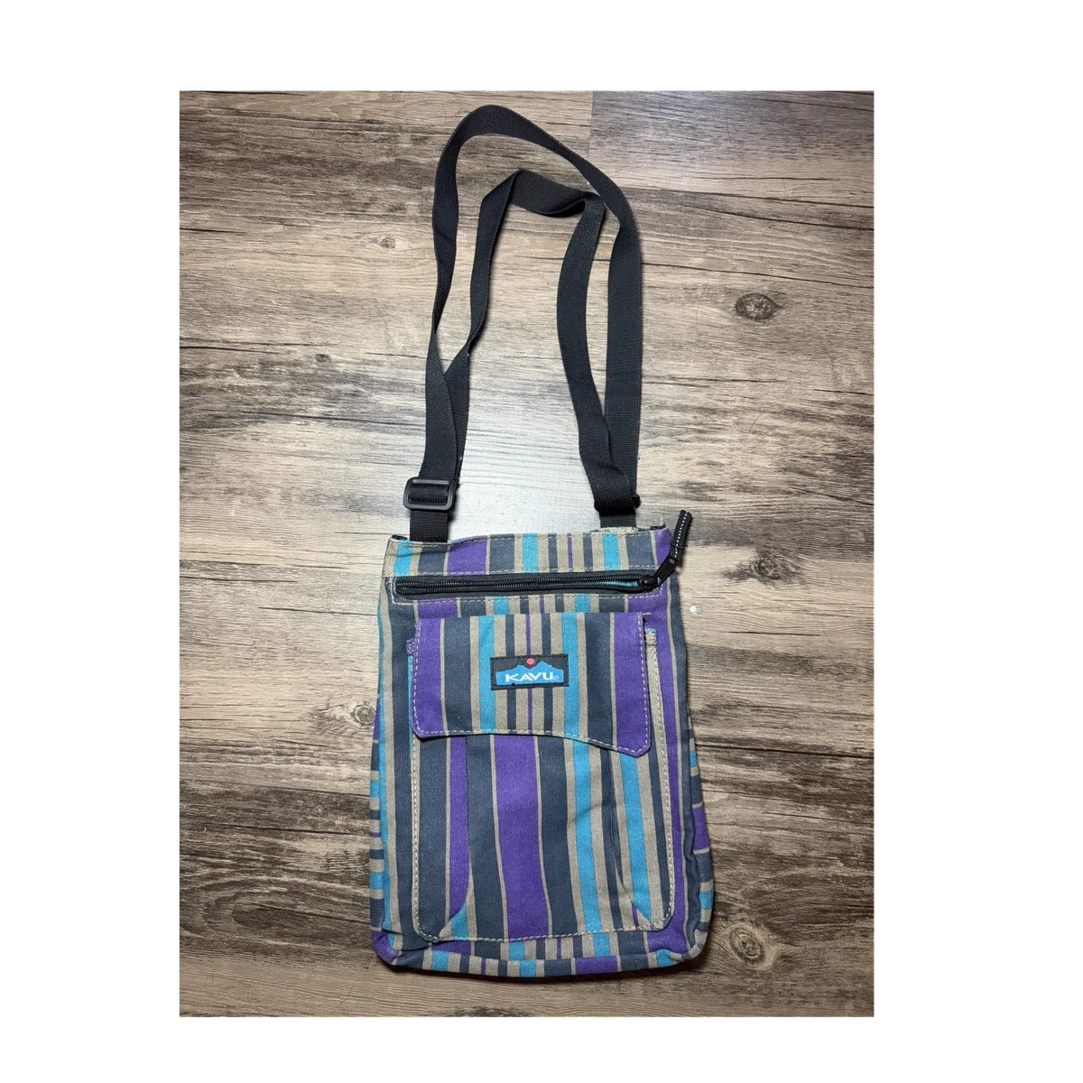 KAVU Heathered Gray/Lavender Purple Rope Bag Purple Bags & KAVU Rope Bag Handbags for Women for sale | eBay main image 3