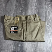 Dockers D3 Signature Khaki Mens 34x29  Classic Fit Flat Front NEW!