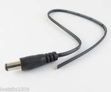 10pcs DC Power 5.5x2.1mm Male Plug CCTV Surveillance Camera DC Power Plug Cable