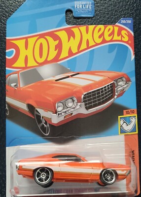 HOT WHEELS FORD 1972 GRAND TORINO SPORT Orange  1/64
