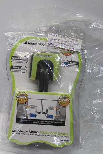 IOGear Miniview Mirco PS/2 KVM Switch mit 2 Ports mit Kabeln GCS62WM - Bild 11 von 11