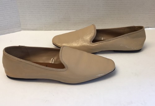Zara Womens Size 7.5M EU 38 Nude Patent Leather Comfortable Ballet Slippers - Picture 8 of 9