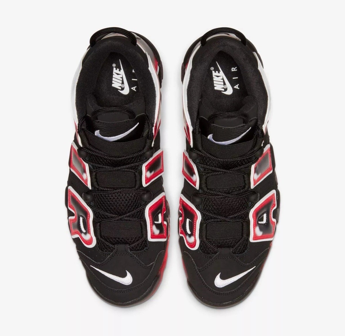 Size 9- Nike Air More Uptempo '96 Laser Crimson 2019 Cj6129 001 | eBay