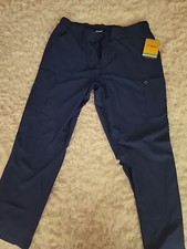 NEW Men  s Wonderwink W123 Navy Blue 2XL Scrub Pants Bottoms Polyester Mens