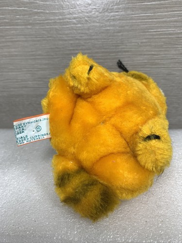 Vintage 1981 Dakin Garfield Cat Small Sitting Stuffed Animal 5.5” Plush - Picture 6 of 6