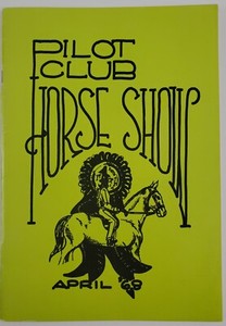 1968 Chattanooga TN Red Bank Riding Pilot Club Horse Show Vtg Program Local Ads
