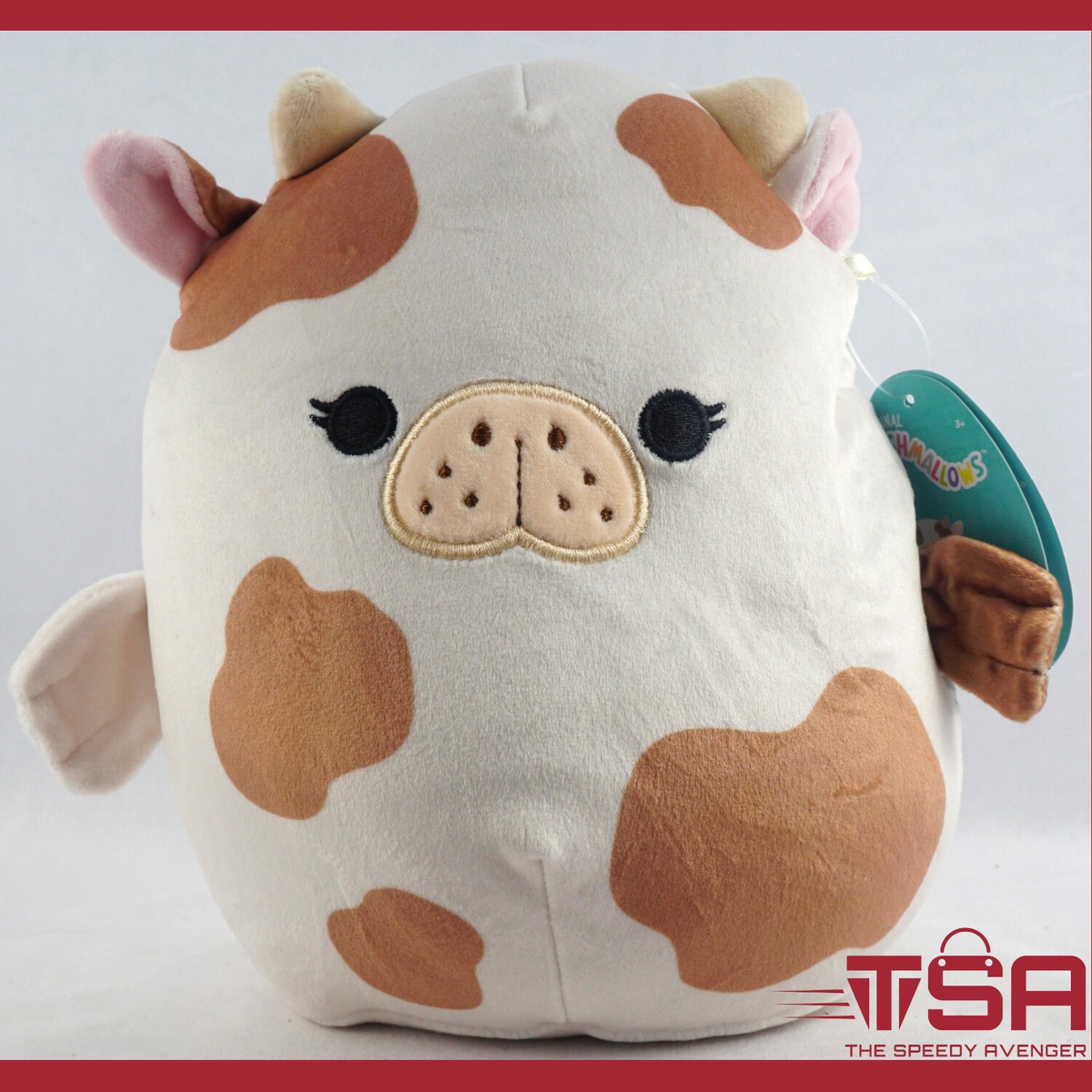 Squishmallow 8-Inch Mopey Sea Cow Plush - Official Kellytoy Soft Stuffed Animal Toy