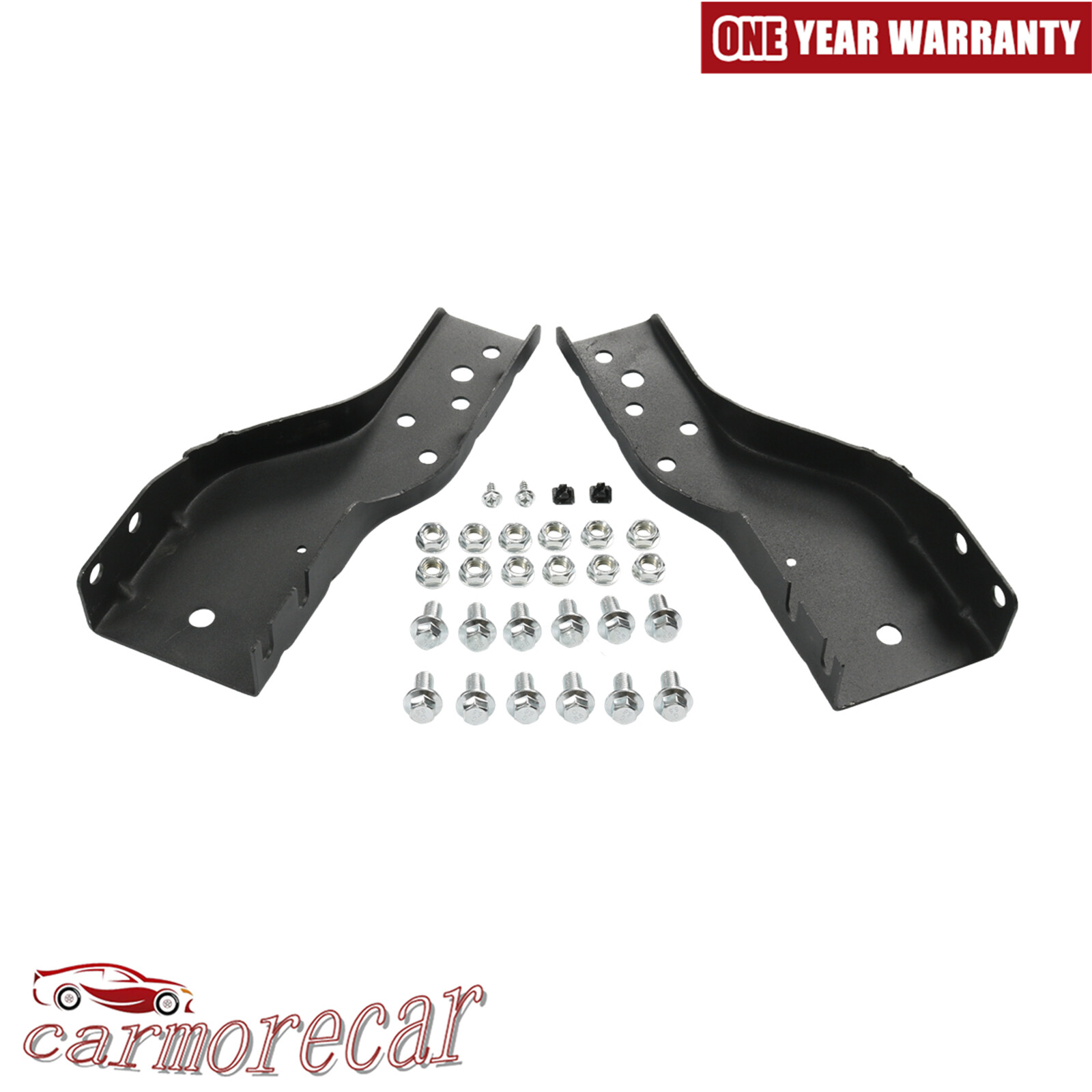 Black Rear Bumper Assembly For 1998-2004 Chevy S10 GMC Sonoma GM1101103