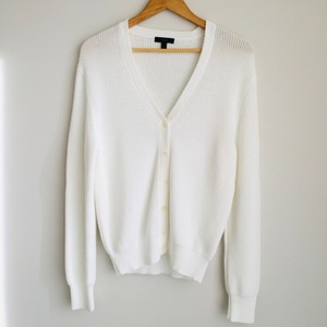 j crew white sweater