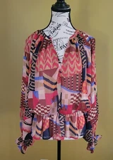 Cottagecore Boho Small Top Fate Fairycore Peasant Colorful Feminine Romantic