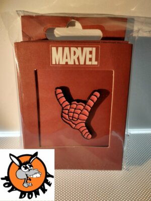 Spiderman Pin ''Hand'', Anstecker ( Marvel , Spider-Man )