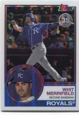 2018 Topps Series 2 WHIT MERRIFIELD 1983 Silver Pack Chrome - ROYALS - #82