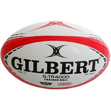 Image of Gilbert Rugby G-TR 4000 Training Ball - Red - Size 5