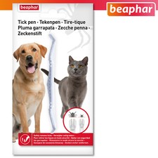 Beaphar Zeckenstift für Hunde und Katzen Zeckenzange Zeckenentfernung