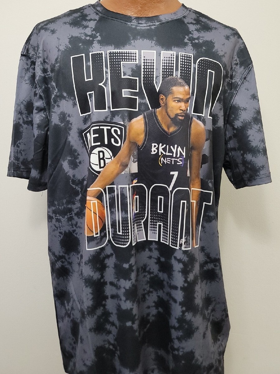 NBA BROOKLYN NETS KEVIN DURANT GRAPHIC T-Shirt MENS XL BLACK | eBay