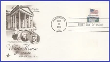 USA3 #1338F U/A ARTCRAFT FDC   Flag and White House