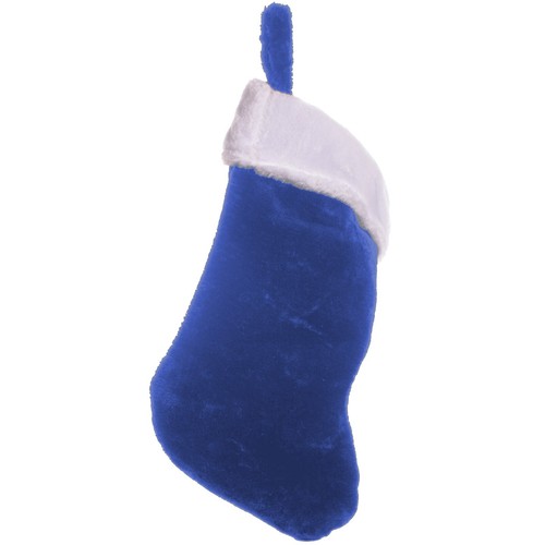 Holiday Time Christmas Stocking – Festive Red, Blue & White Santa Stocking For Gifts - View #2