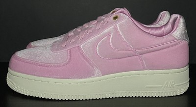 pink velvet nike air force 1