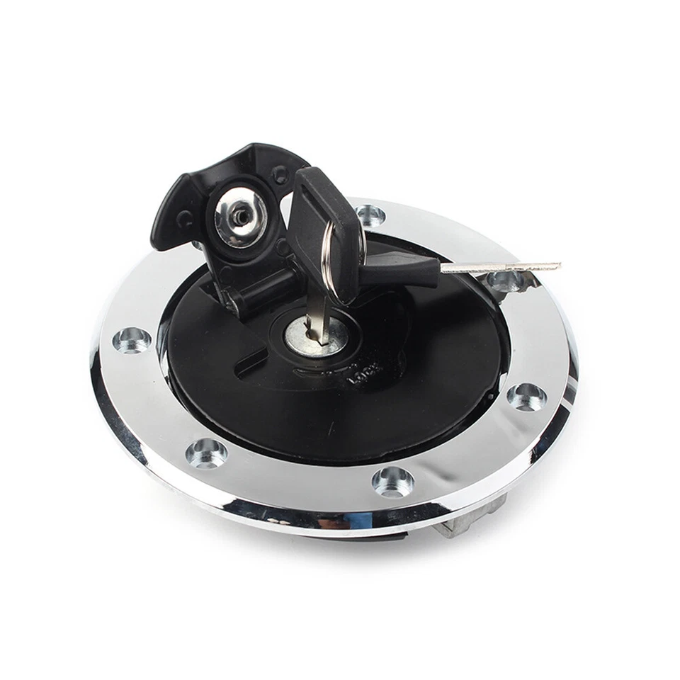 Fuel Gas Tank Cap Lock Keys W/ 2 Keys For Kawasaki 1986-2006 CONCOURS (ZG1000-A) Foto 2 de 4