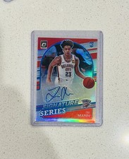 🔥2021 Panini Donruss Optic Tre Mann, PRIZM HOLO Sig SERIES RC AUTO, Hornets🔥