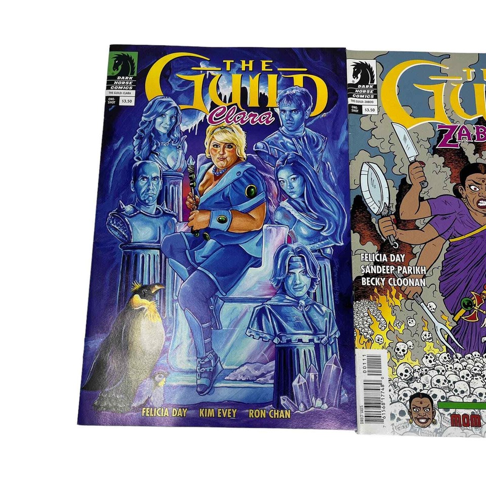 The Guild Shorts Lot of 3 - Felicia Day Dark Horse Comics Clara Zaboo ...