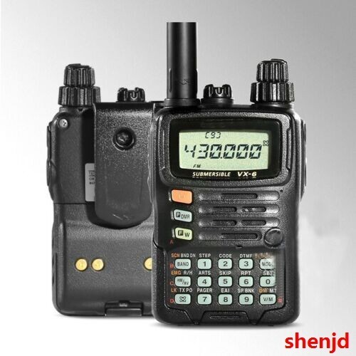 Yaesu VX-6R Tri Band Submersible Radio Transceiver - Black for