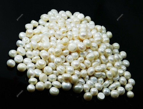 Cabochon Cut Natural White Pearl Lot 555 Carat Loose Gemstone CERTIFIED - Picture 8 of 16