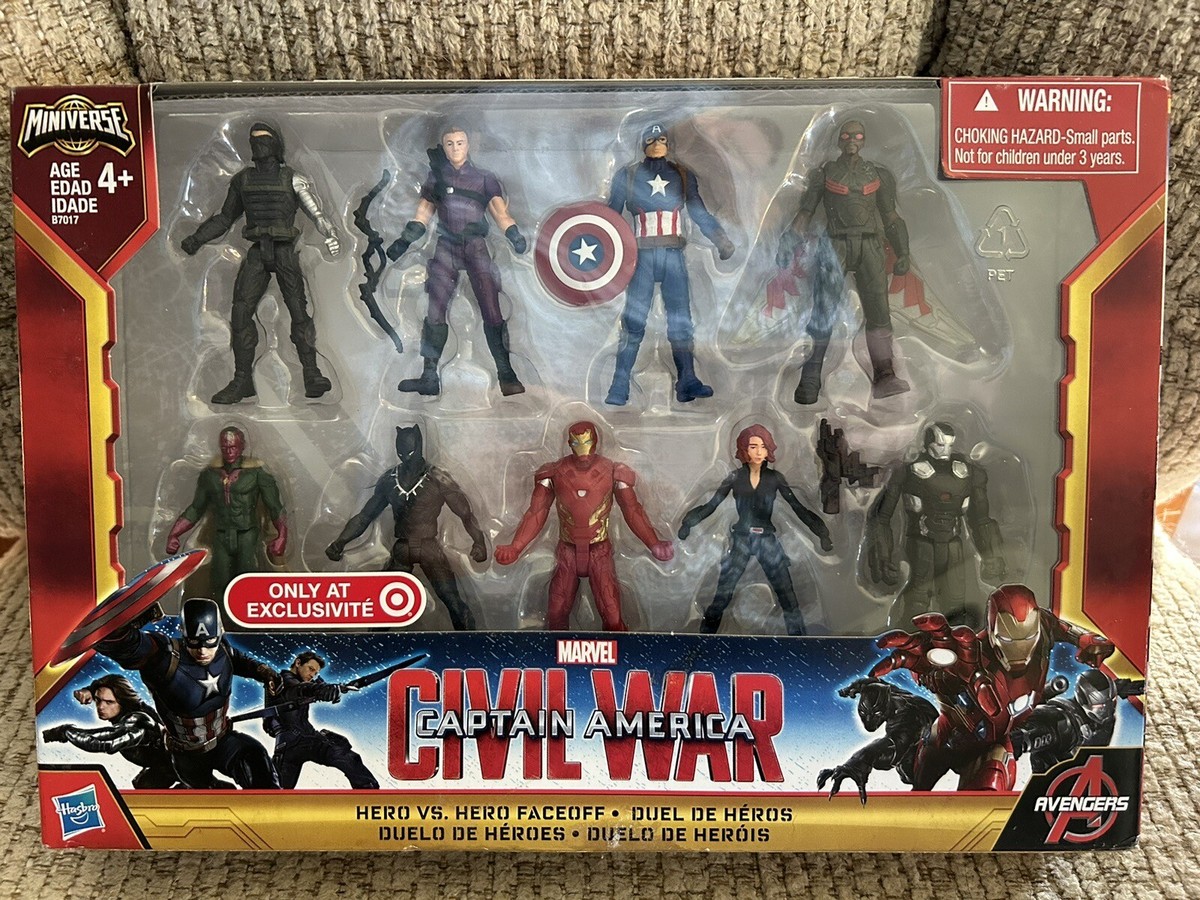 Marvel Captain America Civil War Hero Vs Hero Faceoff Miniverse Set Target  Excl