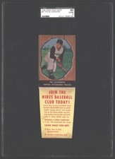 1958 Hires Root Beer #67 With Tab Ted Kluszewski Graded SGC 6 Pittsburgh Pirates