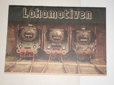 Lokomotiven - Fotografiert von Gert Schütze. Bildmappe mit 16 Bildern Format A 4