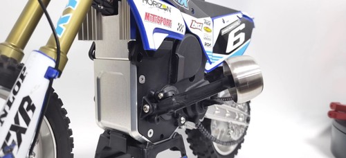 KEBEILEE CNC Aluminum7075 Skid Plate Set&Crash Structur For LOSI Promoto MX 1:4 - Picture 6 of 14