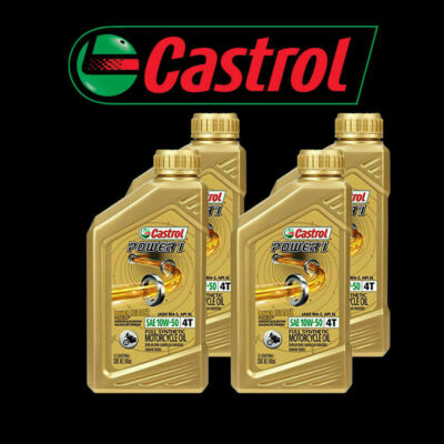 Castrol Power1 4T 10w-50 Full Synthetic Motorcycle Oil ...