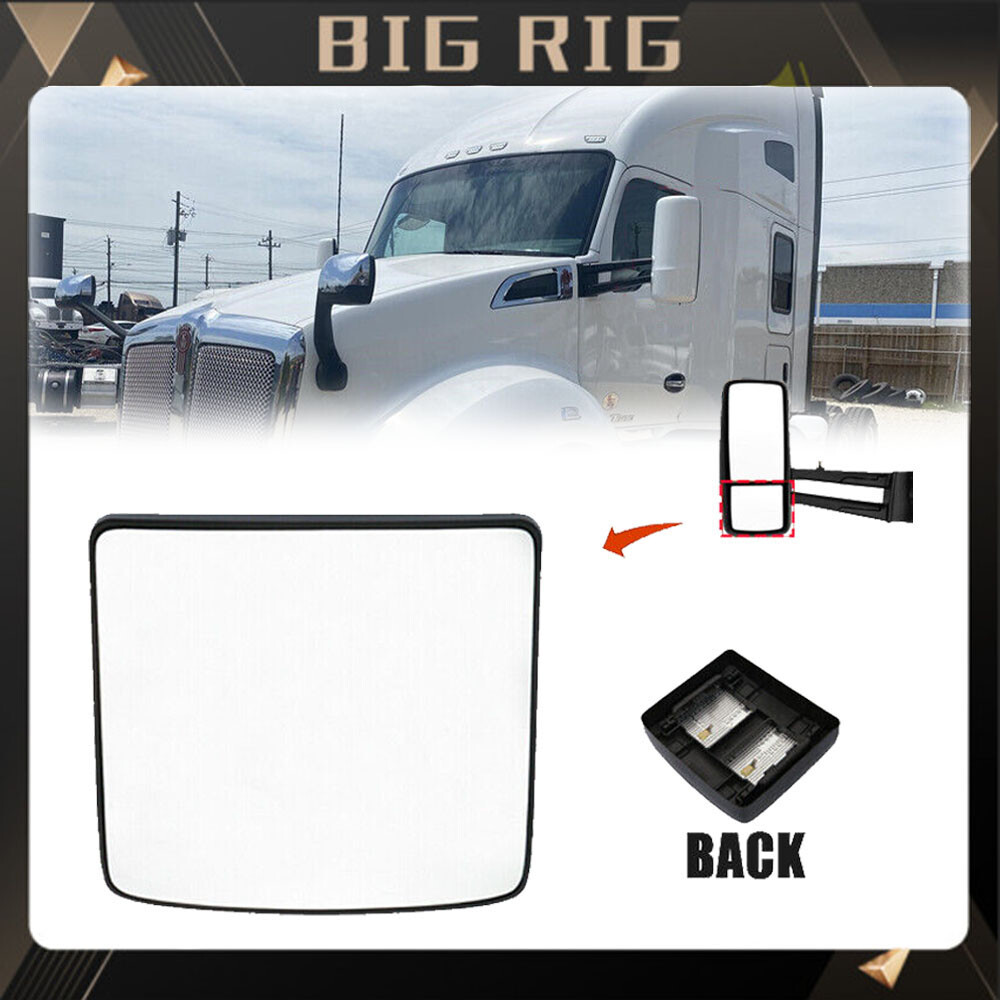 Kenworth T680 T880 Heated Wide Angle Lower Convex Mirror Glass