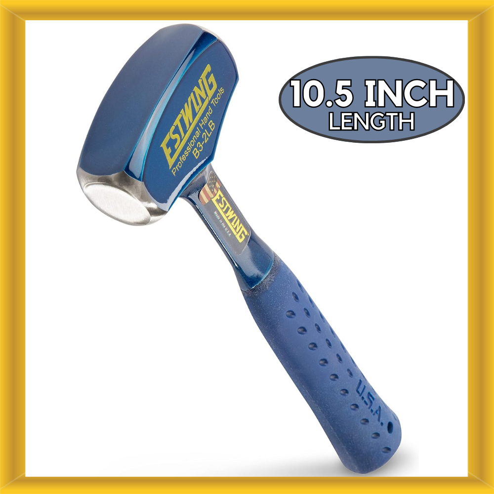 Marteau De Club Estwing EB3/2LB – 2 Lb (0,91 Kg) Manche Vinyle, Solide Et Durable