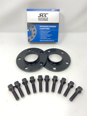 SCC Spurverbreiterung 30mm 2x15mm für BMW inkl Radschrauben Blackline schwarz