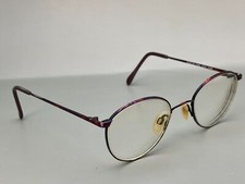 Vintage Charmant Round Multicolor Red Purple Eyeglasses Frames 4255 50-20-140