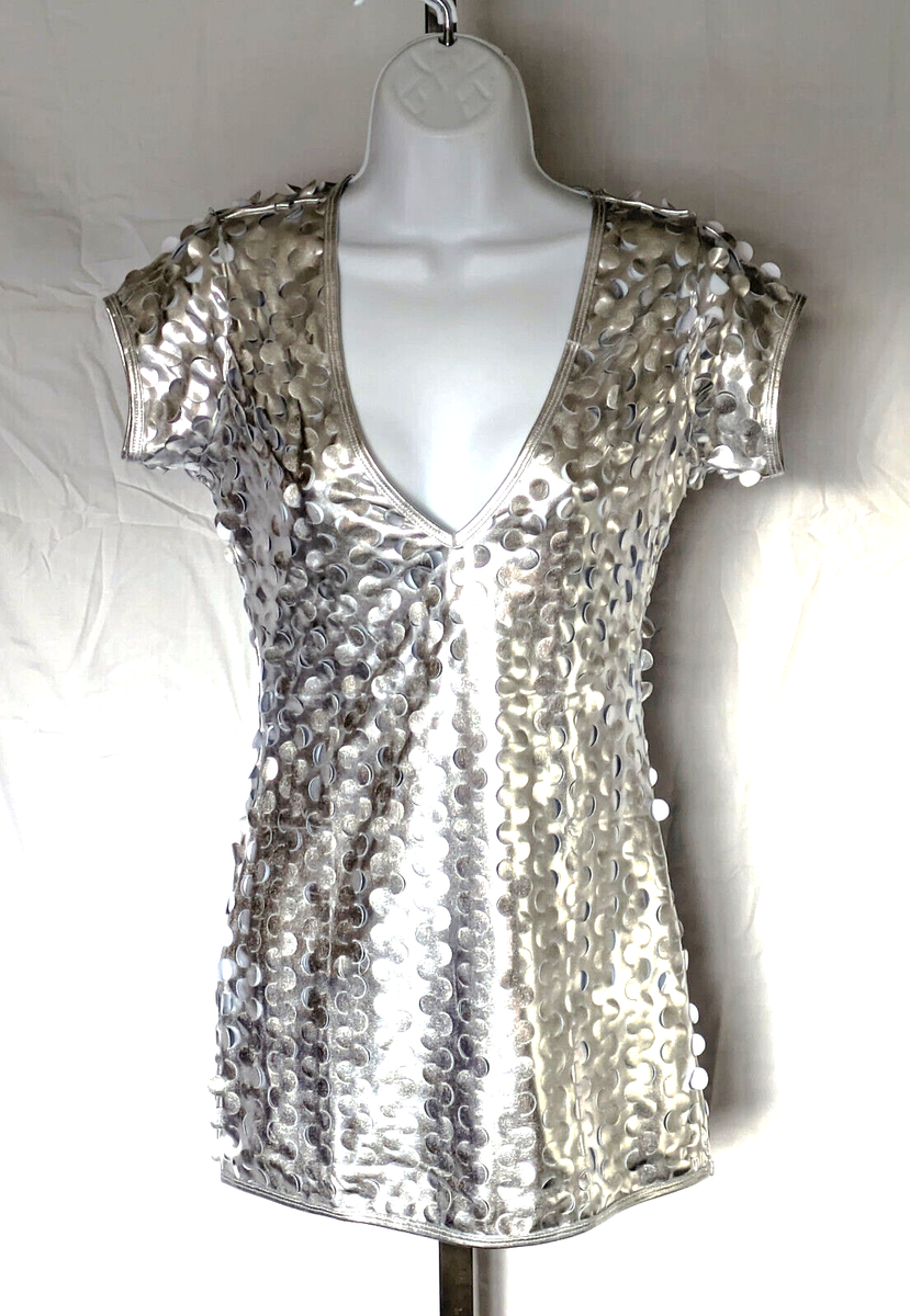 silver lame mini dress Ruched lam mini dress | RS13545