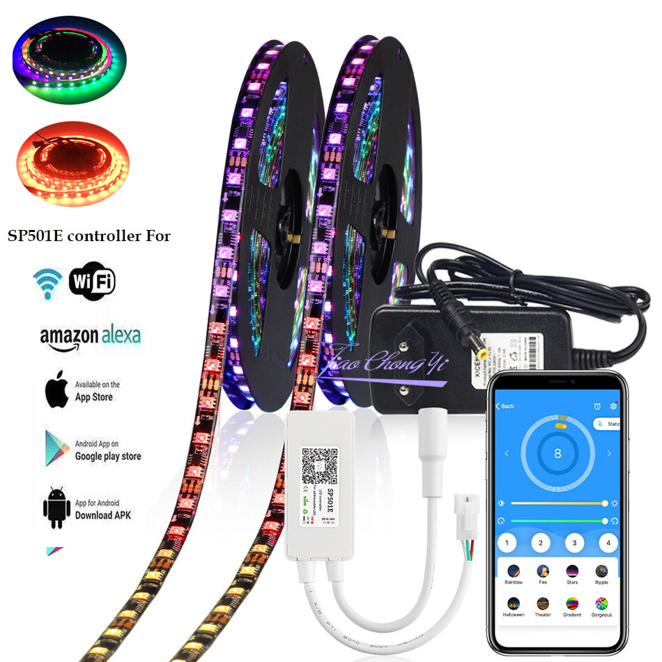 Rgb Sp501e Google Home BTF-LIGHTING WS2812B WS2811 WiFi Music