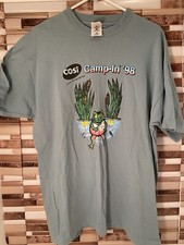 Vintage Cosi Camp In 98 Science Nature Graphic T Shirt Women’s Size XXL USA Made