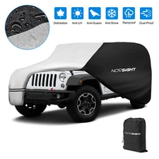 SUV Cover Waterproof Rain UV Protect for Jeep Wrangler JK JKU 4 Door 2007-2023