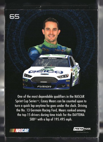 2013 Press Pass Ignite Racing base and Inserts - Pick from list - PYC - Picture 64 of 122