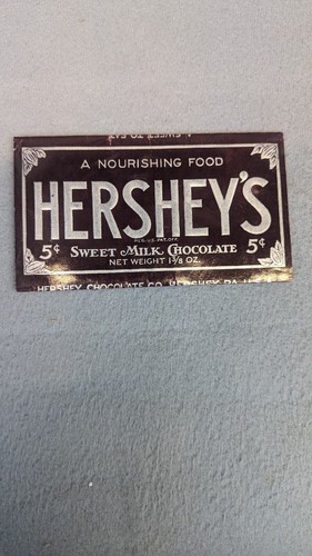 Rare Antique Early Vtg 1920s Hershey Milk Chocolate 5 Cent Plus Others Candy - Picture 3 of 14