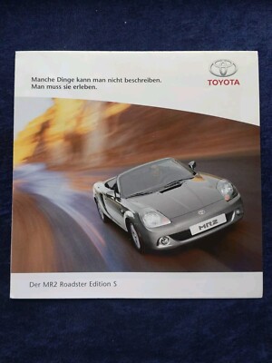 Toyota MR2 Roadster Edition S Prospekt 2.2005