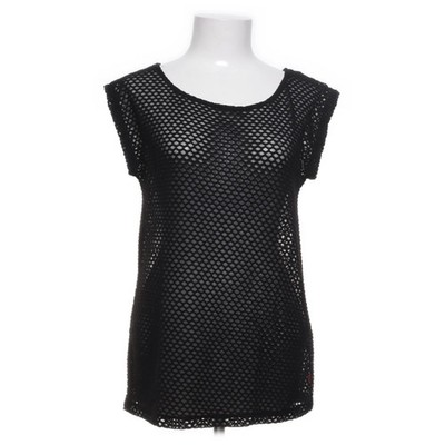 Q/S by S.Oliver, Top, Größe: S, Schwarz, Polyester, Gepunktet, Mesh, Damen #XLD