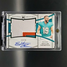 Skylar Thompson - 2023 National Treasures  RMS-STH RPA 19 Dolphins