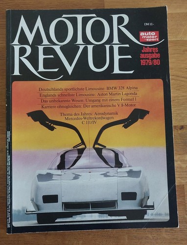 Motor Revue 1979/80 BMW Alpina B6 E21 - Aston Martin - Austin Mini von Wood & Pi