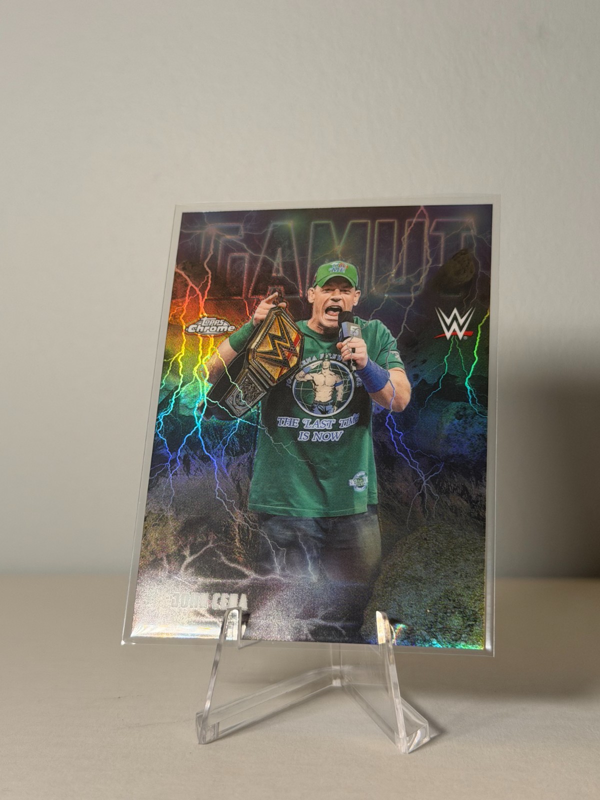 Topps Chrome WWE 2026 John Cena Gamut Insert GAM-12 Case Hit SP Wrestling Card