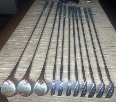 Wilson Tom Kite Autograph 3-PW Iron Set  & 4300 1,3,5 Persimmon Woods *Read*