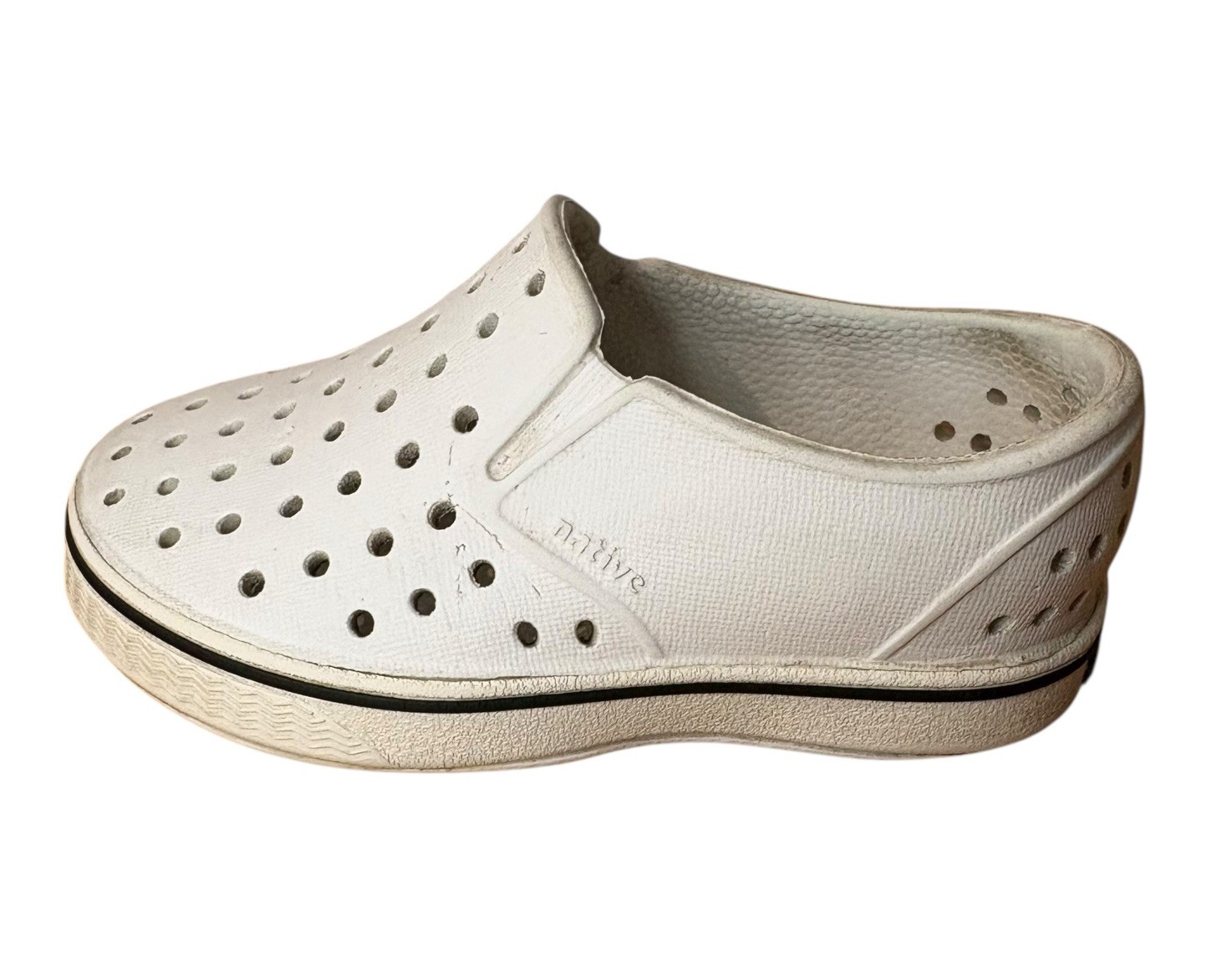 SAOLA Scarpe bianche Jefferson per bambini nativi taglia C6 antiscivolo impermeabili